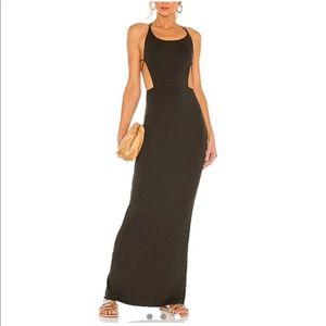 Revolve / Indah Tamri Maxi Dress in Black Forest